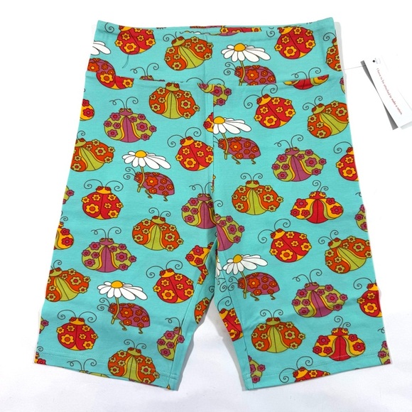 New ModCloth x Marisol Muro City Cyclist Bike Shorts Blue Ladybugs - Picture 2 of 7